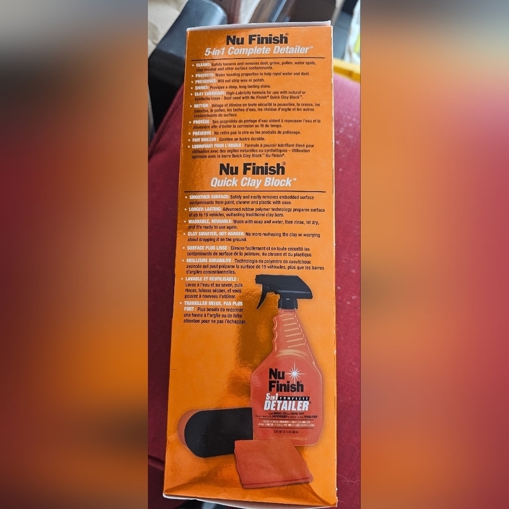 NEW!  Nu Finish Quick Clay Kit - Picture 2 of 5